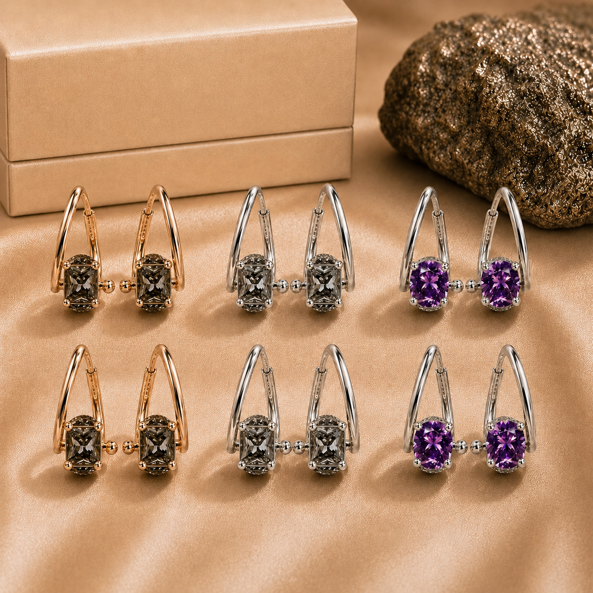 🎁 Elegant Hoop Earrings – Timeless Style for Everyday Wear