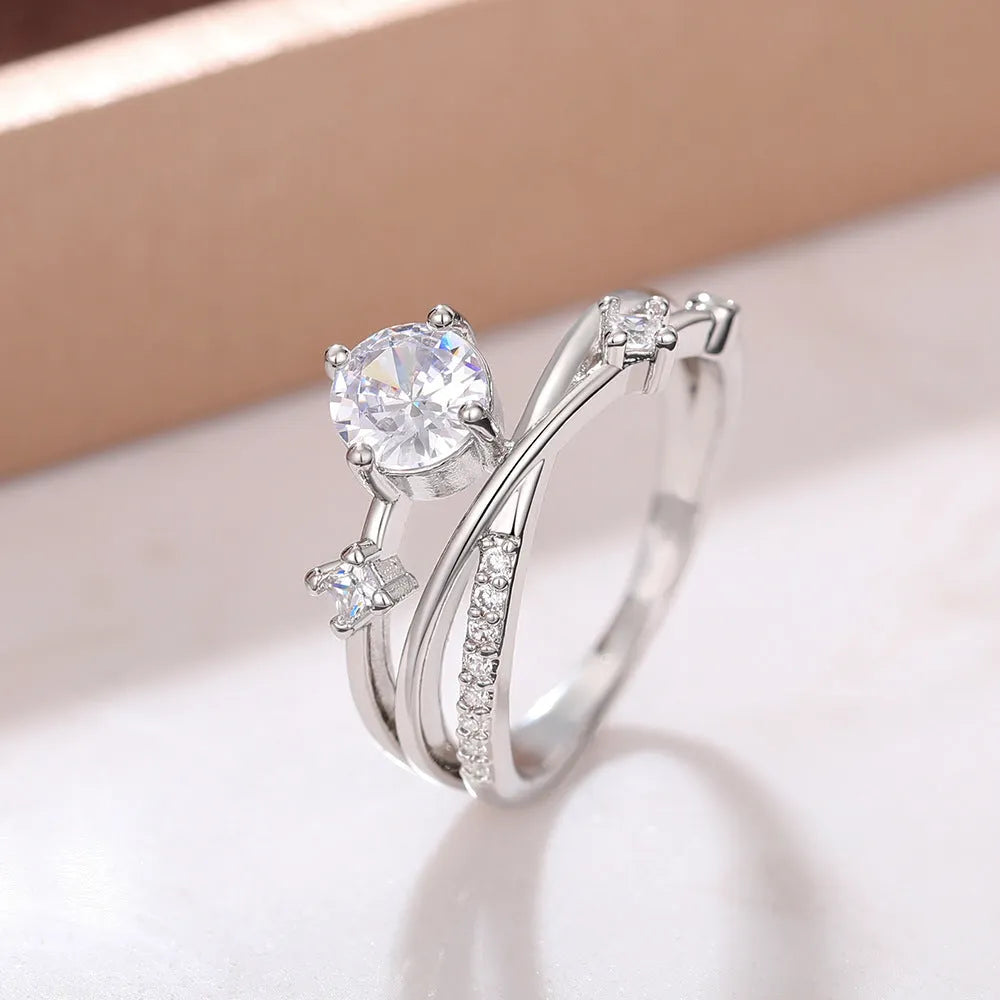 ✨ Letzter Tag: -80 % 💎 – Magnetology-Ring aus Moissanit mit Diamant-Effekt – Größenverstellbar