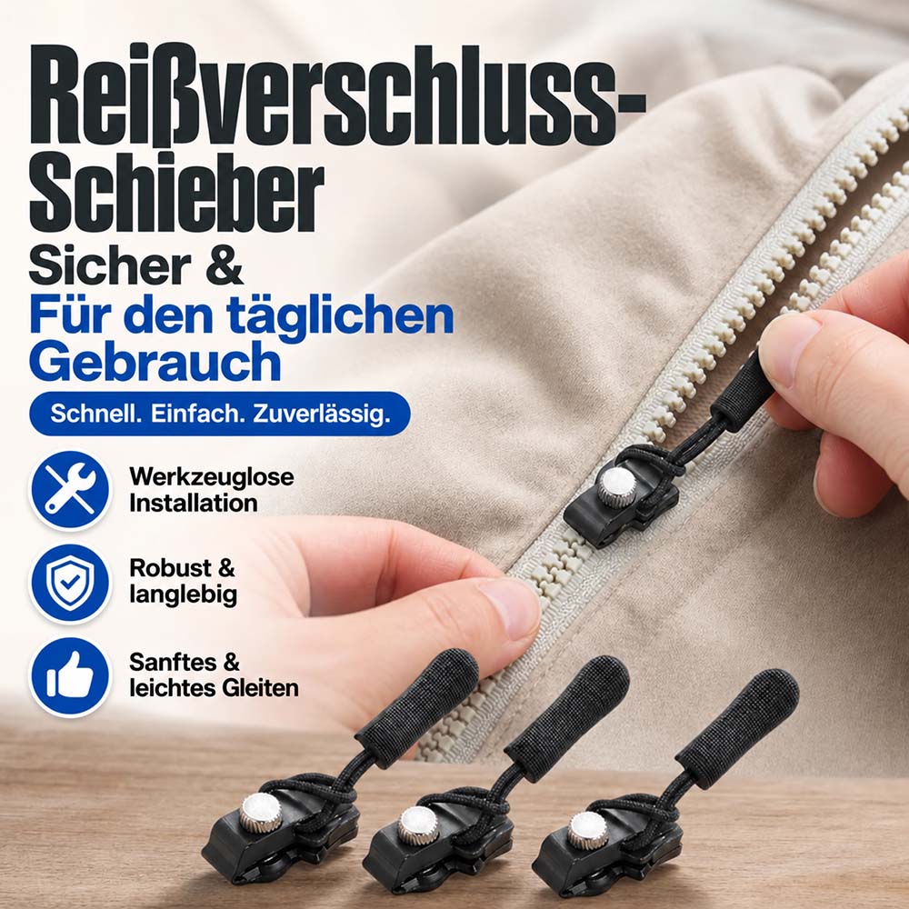 🔧 Universelles Reißverschluss-Reparaturset | Schnelle Hilfe für kaputte Reißverschlüsse