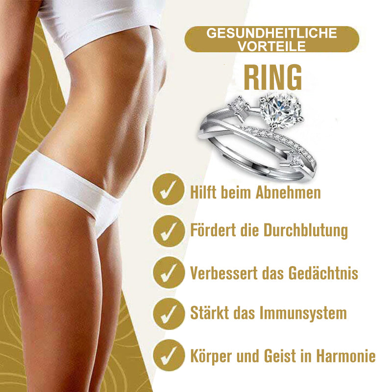 ✨ Letzter Tag: -80 % 💎 – Magnetology-Ring aus Moissanit mit Diamant-Effekt – Größenverstellbar