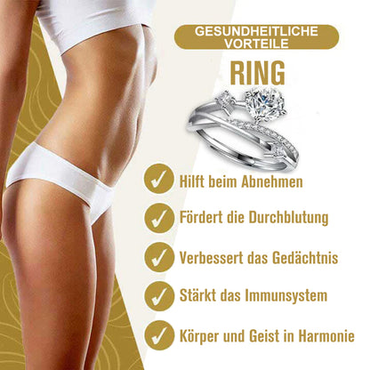 ✨ Letzter Tag: -80 % 💎 – Magnetology-Ring aus Moissanit mit Diamant-Effekt – Größenverstellbar