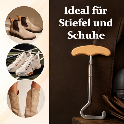 👞 Schuhlöffel-Haken im Pferde-Design für einfaches Anziehen