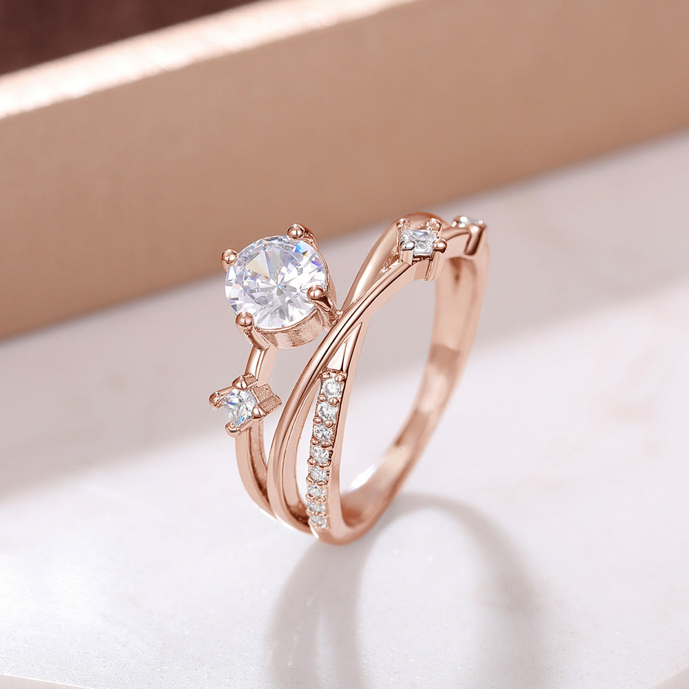 ✨ Letzter Tag: -80 % 💎 – Magnetology-Ring aus Moissanit mit Diamant-Effekt – Größenverstellbar