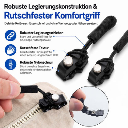 🔧 Universelles Reißverschluss-Reparaturset | Schnelle Hilfe für kaputte Reißverschlüsse