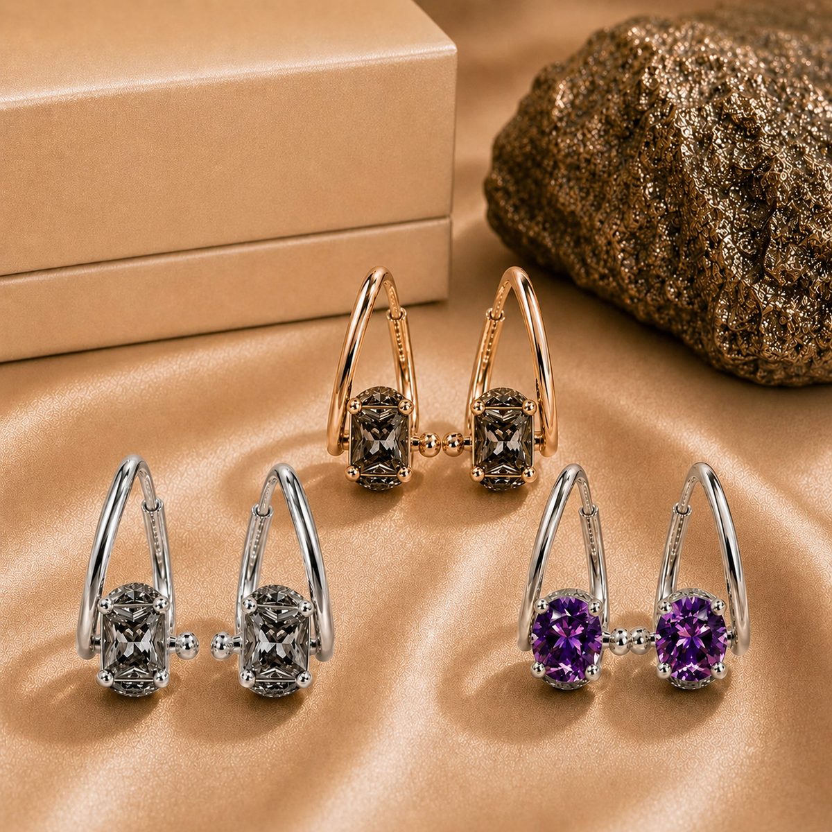 🎁 Elegant Hoop Earrings – Timeless Style for Everyday Wear