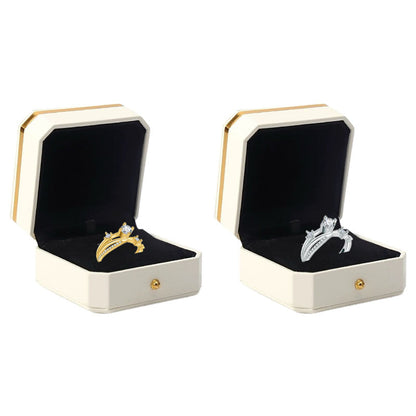 ✨ Letzter Tag: -80 % 💎 – Magnetology-Ring aus Moissanit mit Diamant-Effekt – Größenverstellbar