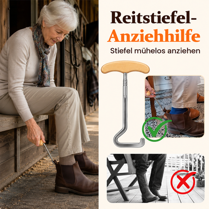 👞 Schuhlöffel-Haken im Pferde-Design für einfaches Anziehen