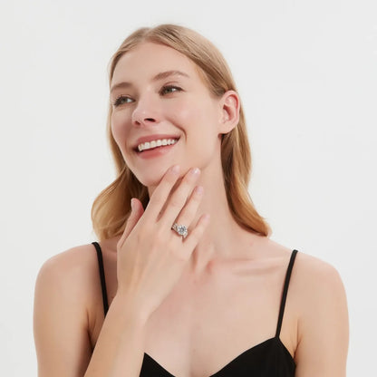 💖(LETZTER TAG – 79 % RABATT) Magnetologie Moissanit-Diamantring 💍