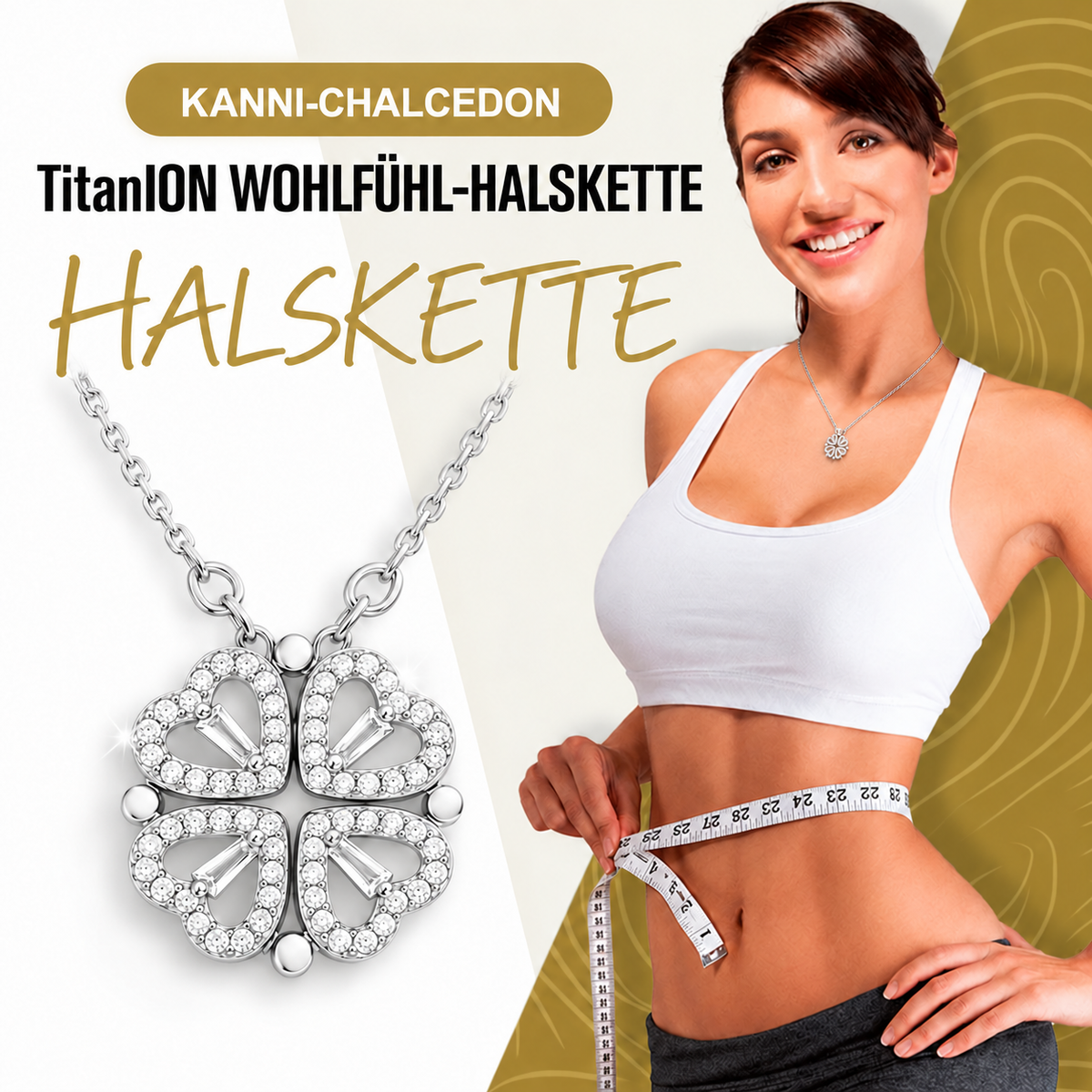 💎 ✨ Letzter Tag: 80 % Rabatt – Elegante Lymphvity Germanium-Halskette ✨