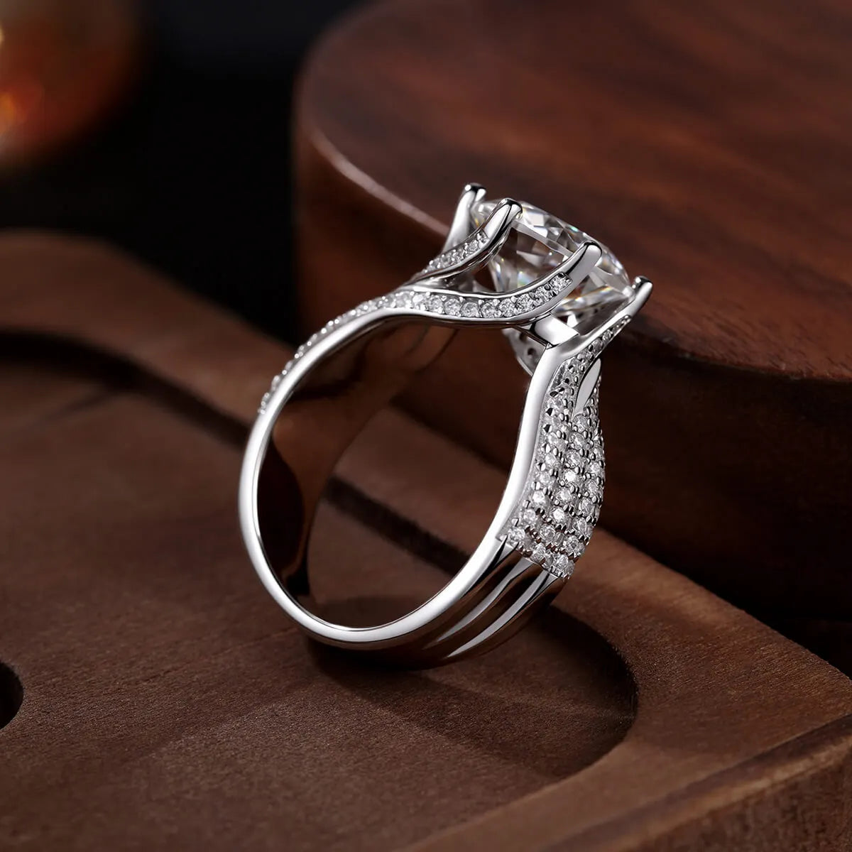 💖(LETZTER TAG – 79 % RABATT) Magnetologie Moissanit-Diamantring 💍